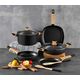 Тенджера bergner earth black 20х11.5см с капак