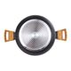 Тенджера bergner earth black 24х13.5см с капак