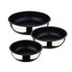 Комплект 3 тигана подвижна дръжка bergner click&cook 18/20/24см