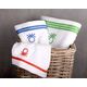 Комплект 3 бр кърпи benetton rainbow 30х50/50х90/70х140см бели лого