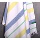 Плажна кърпа хамам benetton rainbow 80х165см синьо и жълто