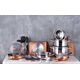 Тенджера с капак infinity chefs copper 28х16.5см 9.5л