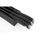 Блок с 3 ножа brabantia tasty+ dark grey