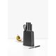 Блок за ножове с държач за прибори brabantia profile new, dark grey