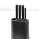 Блок за ножове с държач за прибори brabantia profile new, dark grey