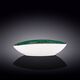 Овална купа wilmax spiral green 30х19.5х7см