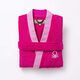 Халат за баня benetton summer  m/l лилав с лента жакард