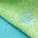 Плажна кърпа benetton summer xl 180х180см синьо и зелено
