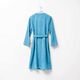 Халат за баня benetton summer  l/xl син с лента жакард