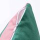 Възглавница benetton fruits 40х40см розова, апликация зелена ябълка
