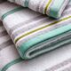 Комплект 3 бр кърпи benetton rainbow 30х50/50х90/70х140см бели