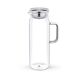 Кана с метален капак wilmax thermo glass 1500ml, термо стъкло