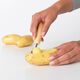 Лъжица за оформяне на плодови топчета brabantia tasty+ vanilla yellow