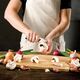 Промо-комплект tescoma от 4 ножа и 6 пробора за готвене grandchef