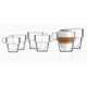 Комплект 6 бр двустенни чаши за кафе vialli design senso 150/280/350ml