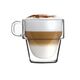 Комплект 6 бр двустенни чаши за кафе vialli design senso 150/280/350ml