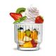 Комплект 2 броя двустенни купи за десерт vialli design lungo 260ml