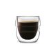 Комплект 2 броя двустенни чаши за кафе vialli design sferico 70ml