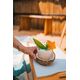 Комплект 6 броя стъклени сламки vialli design amo  20см прозрачни