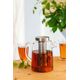 Чайник с цедка vialli design diva 1500ml, боросиликатно стъкло