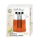 Чайник с цедка vialli design diva 1500ml, боросиликатно стъкло