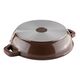 Тенджера плитка muhler mia mr-3275m 32x7.5cm, 4.3l, шоколад, лят алуминий