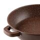 Тенджера плитка muhler mia mr-3275m 32x7.5cm, 4.3l, шоколад, лят алуминий