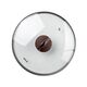 Тиган дълбок с капак muhler mia mr-2807m 28x7cm, 2.8l, шоколад, лят алуминий