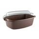 Съд за печене с капак muhler mia mr-3211m 32x8cm, 4.8l, шоколад, лят алуминий