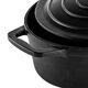 Съд за печене с капак muhler tika mr-4133ci 41x25x11cm, 5.1l, чугун