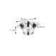Гевгир с две дръжки tescoma grandchef ø24cm