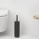 Четка за тоалетна със стойка brabantia mindset mineral infinite grey