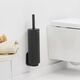 Четка за тоалетна със стойка brabantia mindset mineral infinite grey