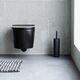 Четка за тоалетна със стойка brabantia mindset mineral infinite grey