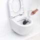 Четка за тоалетна със стойка brabantia mindset mineral fresh white