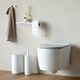 Четка за тоалетна със стойка brabantia mindset mineral fresh white