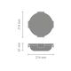 Купа за обяд brabantia make&take 1l, dark grey