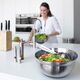 Купа за бъркане brabantia 3l, matt steel / black