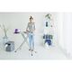 Маса за гладене brabantia b 124x38cm с поставка за парогенератор, perfectflow bubbles