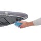 Маса за гладене brabantia c 124x45cm със сгъваема поставка за парогенератор, steam control aqua bowl