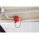 Маса за гладене brabantia d 135x45cm с топлоустойчива зона за ютия titan oval