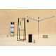 Многофункционална мебел brabantia linn black, компактна