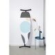 Маса за гладене brabantia d 135x45cm с топлоустойчива зона за ютия, perfectflow spring bubbles