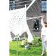 Външен простор brabantia topspinner 50m, метален шип за вкопаване, metallic grey