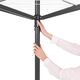 Външен простор brabantia lift-o-matic 50m, метален шиш за вкопаване, калъф и торба с щипки, anthracite