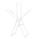 Сушилник за дрехи brabantia hangon 25m с допълнителен прът, fresh white