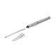 Външен простор brabantia topspinner splitpole 40m, метален шип за вкопаване, metallic grey