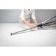 Външен простор brabantia lift-o-matic splitpole 40m, метален шип за вкопаване, metallic grey