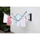 Простор за стена brabantia wallfix 24m с калъф, metallic grey