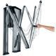 Простор за стена brabantia wallfix 24m с кутия, metallic grey